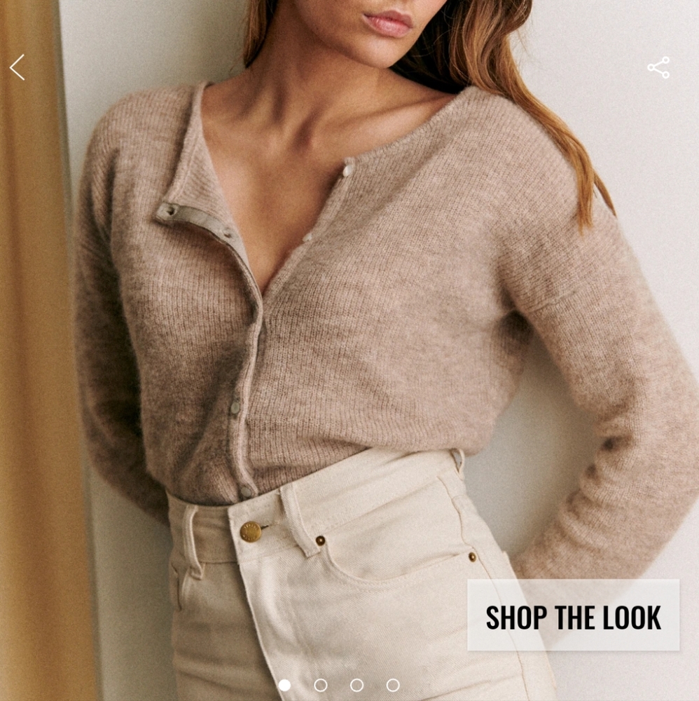 Sezane Gaspard - Light Beige - Size S